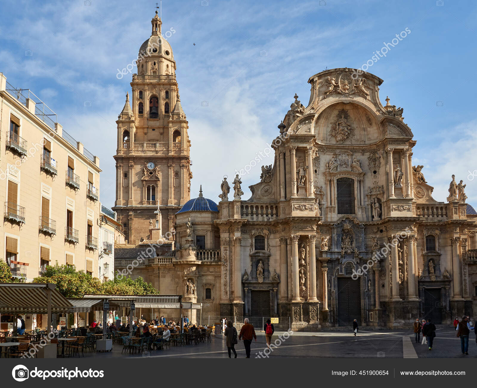 Murcia Espana Diciembre 2020 Catedral Santa Maria Murcia Comunmente Llamada Foto Editorial De Stock C Bengthultqvist 451900654