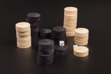 Tavla geleneksel oryantal oyun, makro arka plan kumar