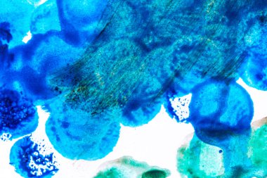 Parlak renkli, sanatsal arka plan resmi. Soyut resim. Çağdaş sanat. Çocuk çizimi. El yapımı sanat. Renkli doku.