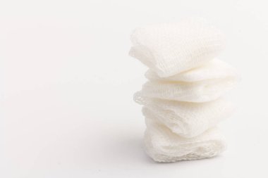 Diş bezi. Tıbbi malzemeler, steril pamuk tamponlar.