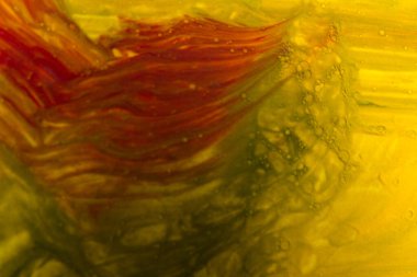 Parlak renkli, sanatsal arka plan resmi. Soyut resim. Çağdaş sanat. Çocuk çizimi. El yapımı sanat. Renkli doku.