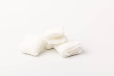 Diş bezi. Tıbbi malzemeler, steril pamuk tamponlar.