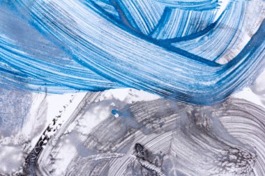 Parlak renkli, sanatsal arka plan resmi. Soyut resim. Çağdaş sanat. Çocuk çizimi. El yapımı sanat. Renkli doku.