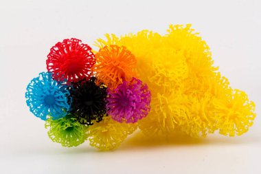 Cırt cırt elementler, arka plan için çocukların etkinliklerini düzenliyor 