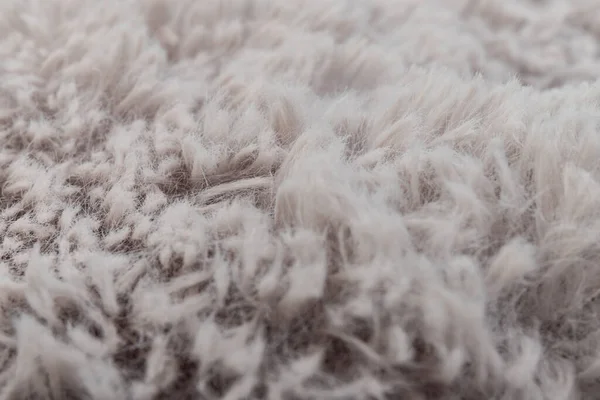 Nahaufnahme Graue Farbe Synthetisches Fell Graue Wolle Textur Hintergrund Draufsicht — Stockfoto