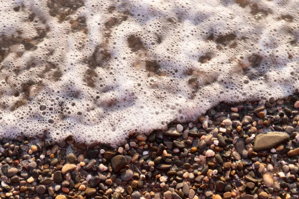 Невелика Галькова Текстура Фону Пляжі — стокове фото