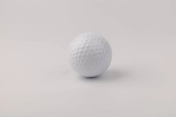 Balle Golf Isolée Sur Fond Blanc Pleine Profondeur Champ — Photo