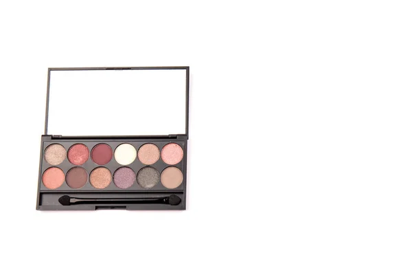 Concept Maquillage Code Vestimentaire Bureau Palette Nue Ombres Aux Teintes — Photo