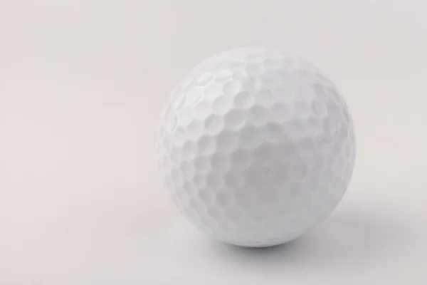 Golf Boll Isolerad Vit Bakgrund Fullt Skärpedjup — Stockfoto