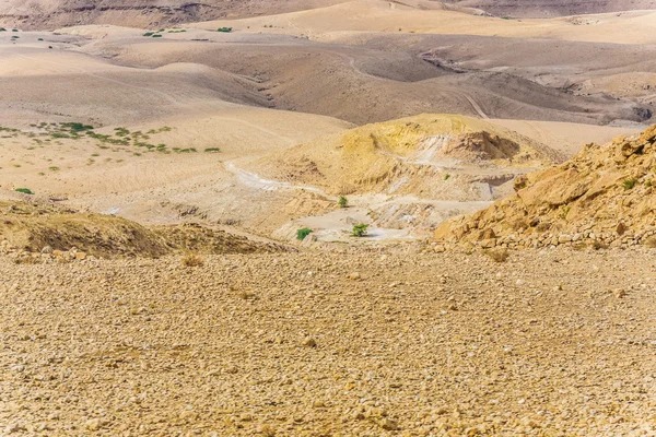 Pustynia górskiego krajobrazu, Jordan, Bliski Wschód — Zdjęcie stockowe