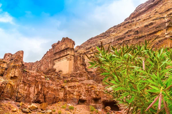 Fachada de um edifício de ancientl — Fotografia de Stock