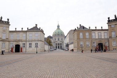 Kopenhag, Danimarka, 15 Ekim 2015: Ana odak o şehrin