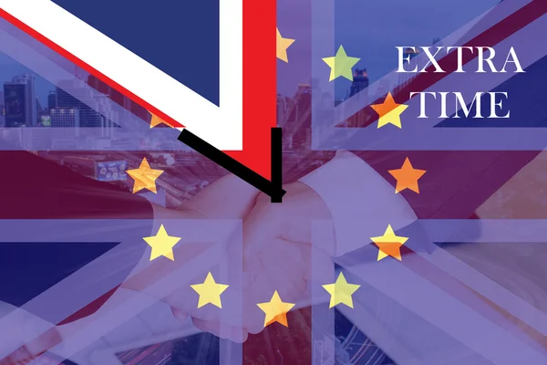 The United Kingdom out of membership from the European Union — Stock Photo, Image