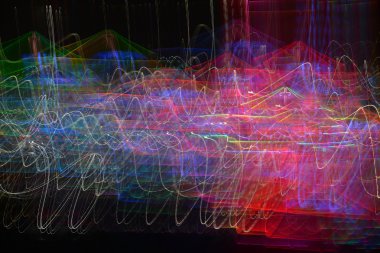 Işıktan odak renkli soyut arka plan için bokeh bulanıklık.