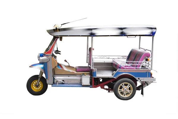 Tuk Tuk triciclo de passageiros na Tailândia por mais de cinquenta — Fotografia de Stock