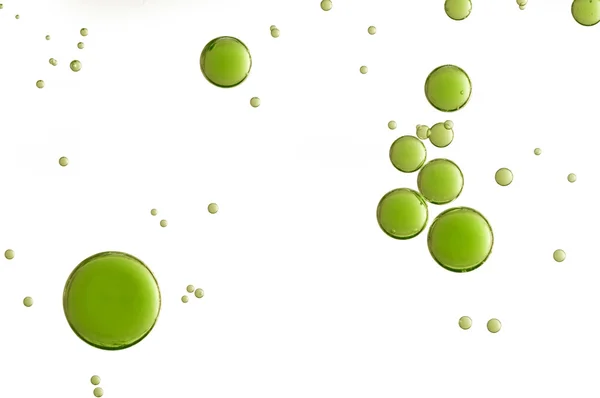 Bolhas de ácido verde — Fotografia de Stock