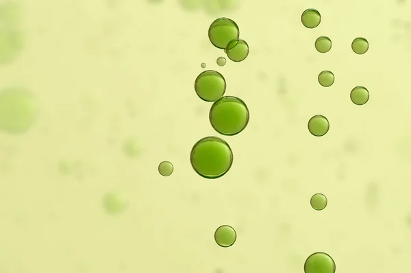 Burbuja de aire verde — Foto de Stock