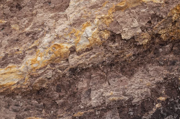 Eine braune Sandmauer — Stockfoto