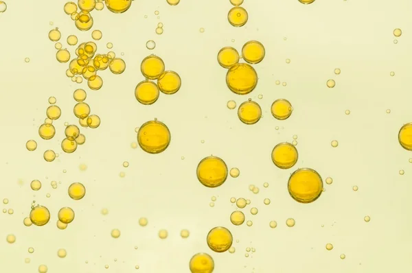 Burbujas de aceite amarillo — Foto de Stock