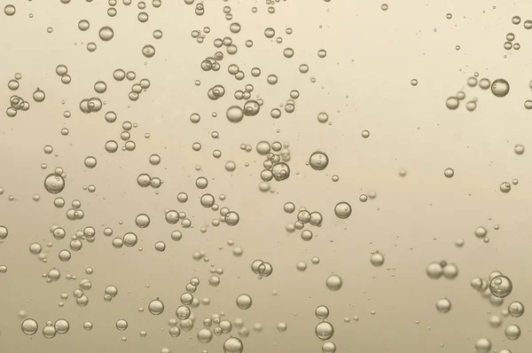 Golden air bubbles — Stock Photo, Image