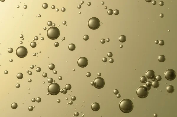Burbujas de aire dorado — Foto de Stock