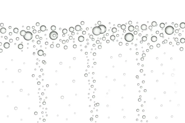 Air Bubbles Glass Fizzy Drink Carbonated Water Soda — Stock Photo, Image