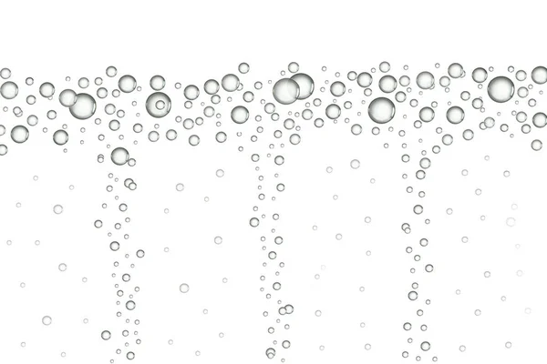 Air Bubbles Glass Fizzy Drink Carbonated Water Soda — Stock Photo, Image