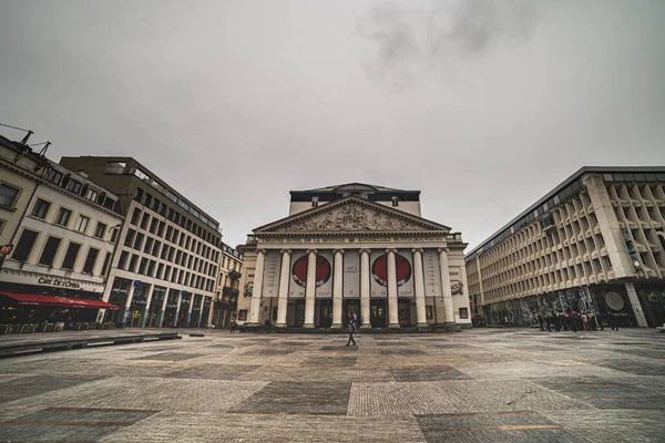 Brüksel Belçika Ocak 2018 Monnaie Munt Sanat Tiyatrosu Veya Koninklijke — Stok fotoğraf