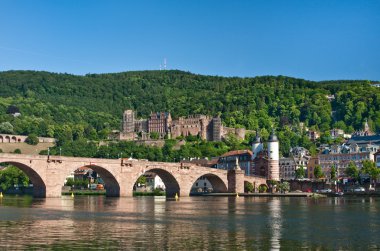 Heidelberg castle, Heidelberg Almanya görünümünü