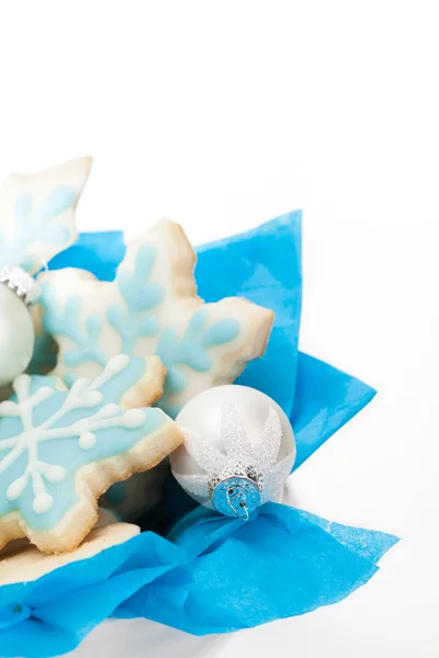 Snowflake sugar cookies — Stock Photo, Image