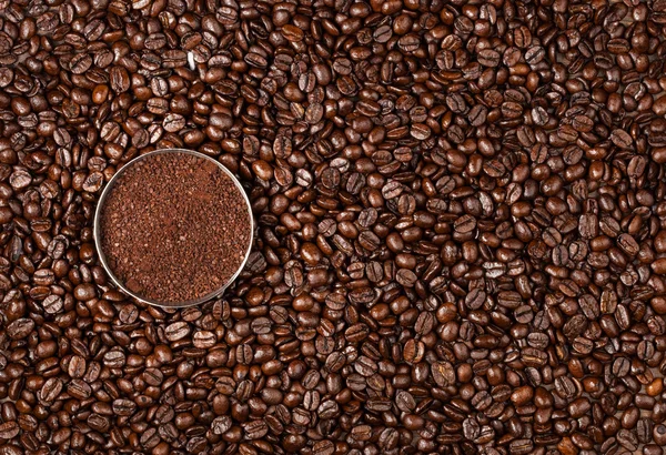 Fundo de grão de café não moído — Fotografia de Stock