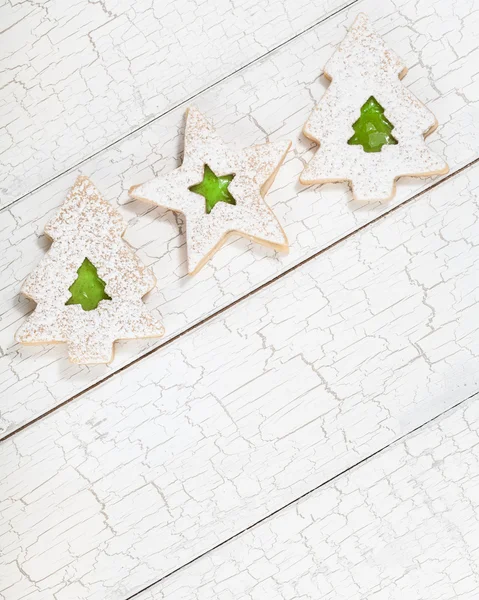 Biscotti albero di Natale — Foto Stock