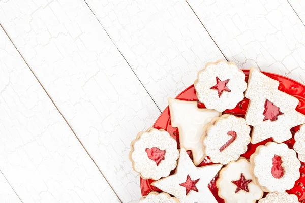 Bellissimi biscotti di Natale assortiti — Foto Stock