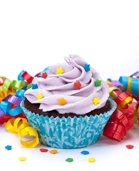 Delicioso cupcake de cumpleaños —  Fotos de Stock