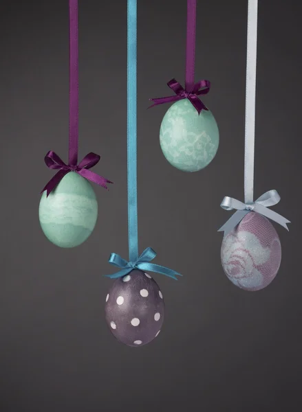 Pěkně barevné velikonoční vajíčka — Stock fotografie