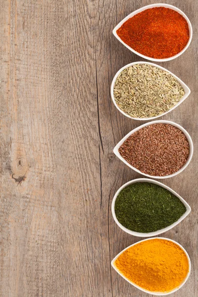 Closeup Herbs and Spices — Stock Photo, Image