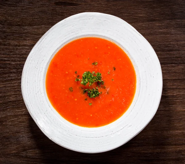토마토 가스 파초 수프 — 스톡 사진