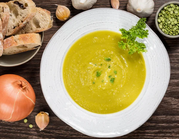 Sopa de guisantes — Foto de Stock