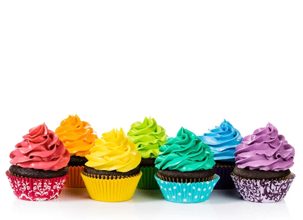 Cupcakes colorés — Photo