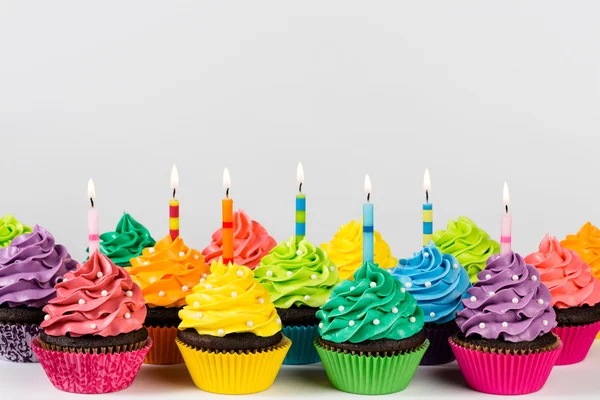 Cupcake di compleanno Foto Stock