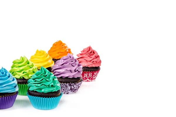 Kleurrijke cupcakes — Stockfoto