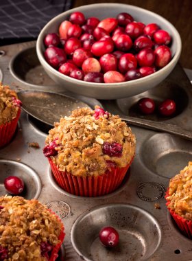 Taze yabanmersini Muffins