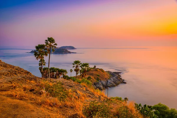 Phromthep cape viewpoint at twilight sky in Phuket,Thailand — Stock Photo, Image