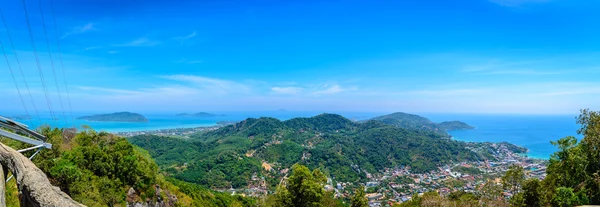 Mirador panorámico de la ciudad de Phuket, provincia de Phuket Tailandia . — Foto de Stock