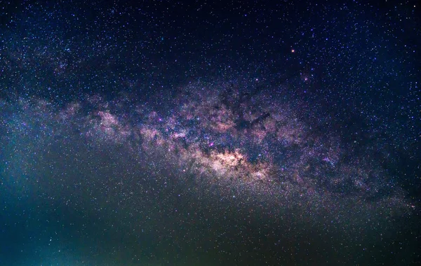 Detalhe da Galáxia Via Láctea, Fotografia de exposição longa . — Fotografia de Stock