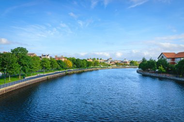 Nehir tees Stockton-on-tees, İngiltere