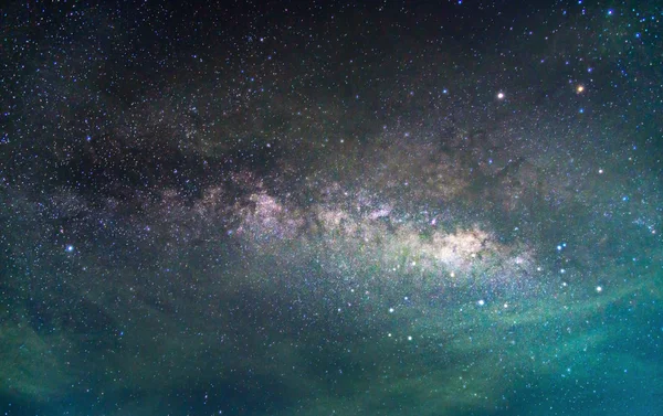 Detalhe da Galáxia Via Láctea, Fotografia de exposição longa . — Fotografia de Stock