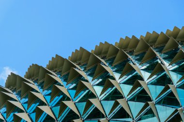 Çatı detay esplanade, Singapur.