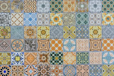 Duvar seramik desenleri Mega Tayland kamu Parkı'ndan ayarla. 