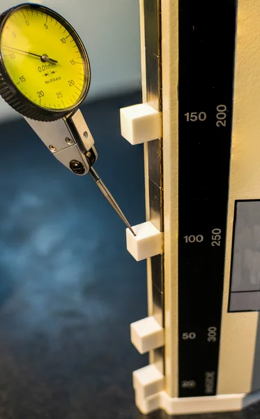 Measurement Tool is Dial Gauge — Stock Photo, Image